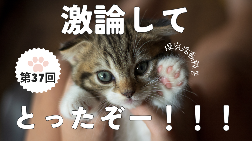 第37回　激論して、とったぞー！！！